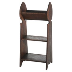 Antique Limbert School Arts 
Crafts Oak Spade Form Book Stand C1910