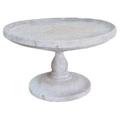 Antique Limed Oak Tazza. English, Circa 1920