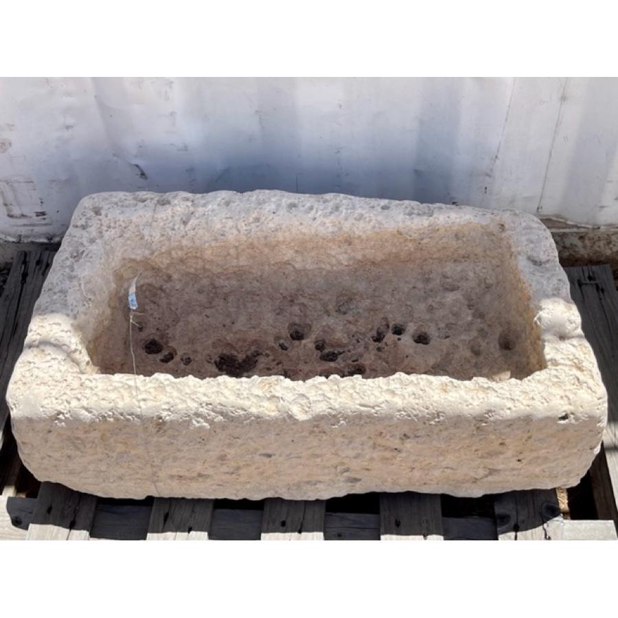 French Provincial Antique Limestone Basin For Sale