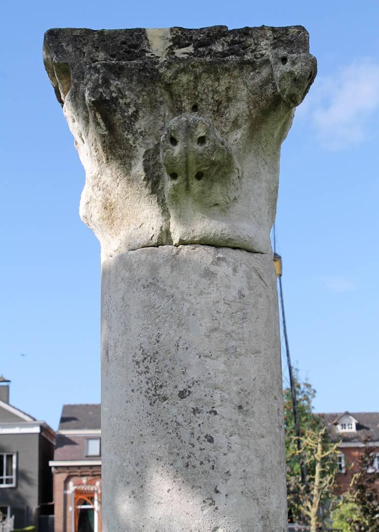 European Antique Limestone Column 18th Century For Sale