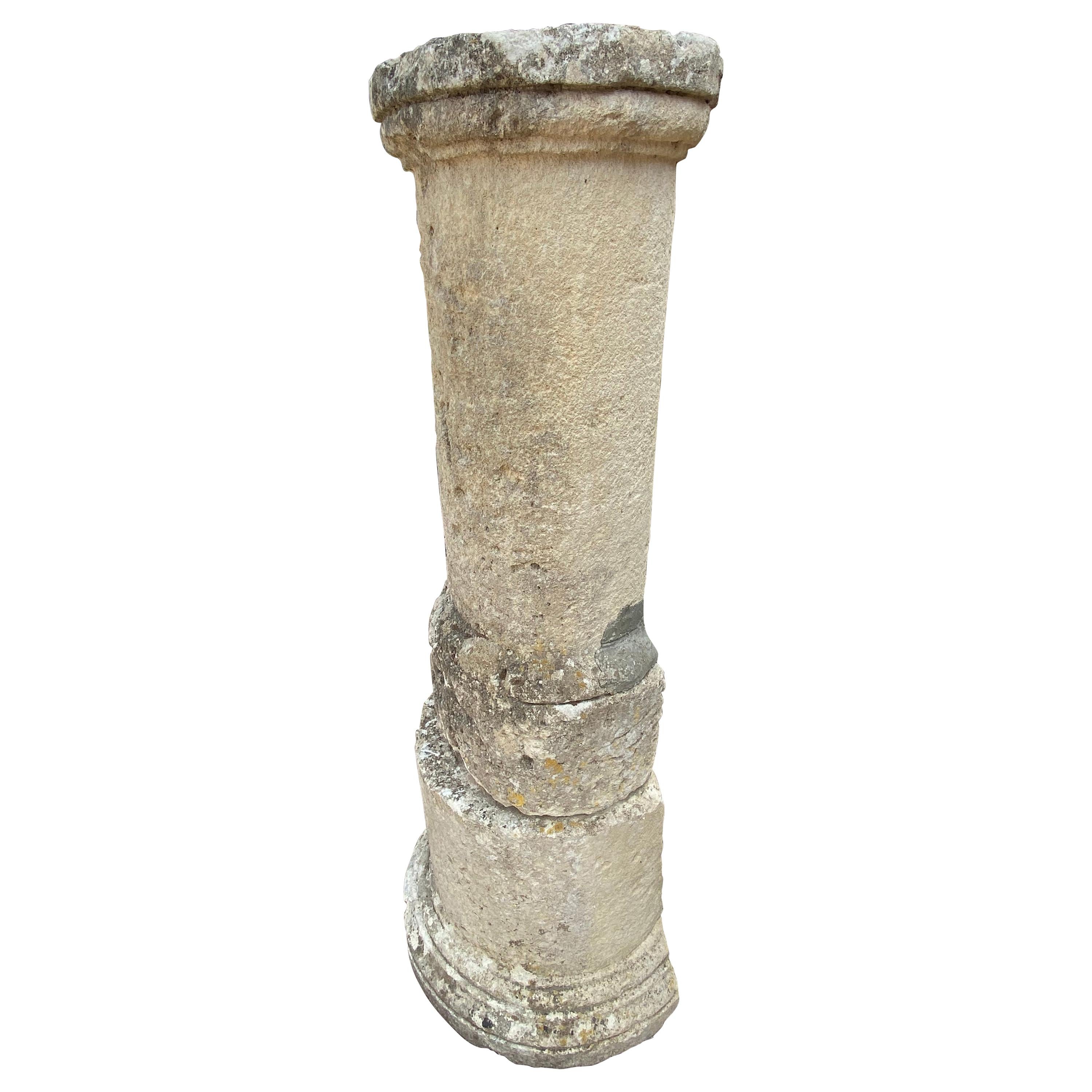 Antique Limestone Columns For Sale