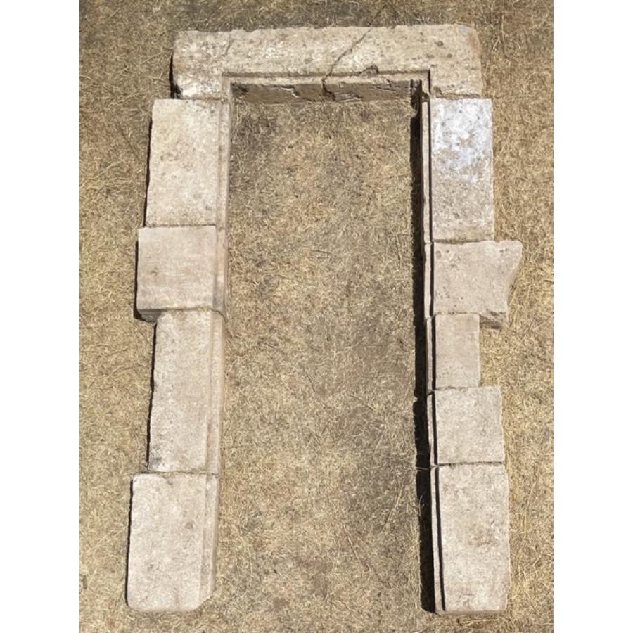 European Antique Limestone Door Surround For Sale