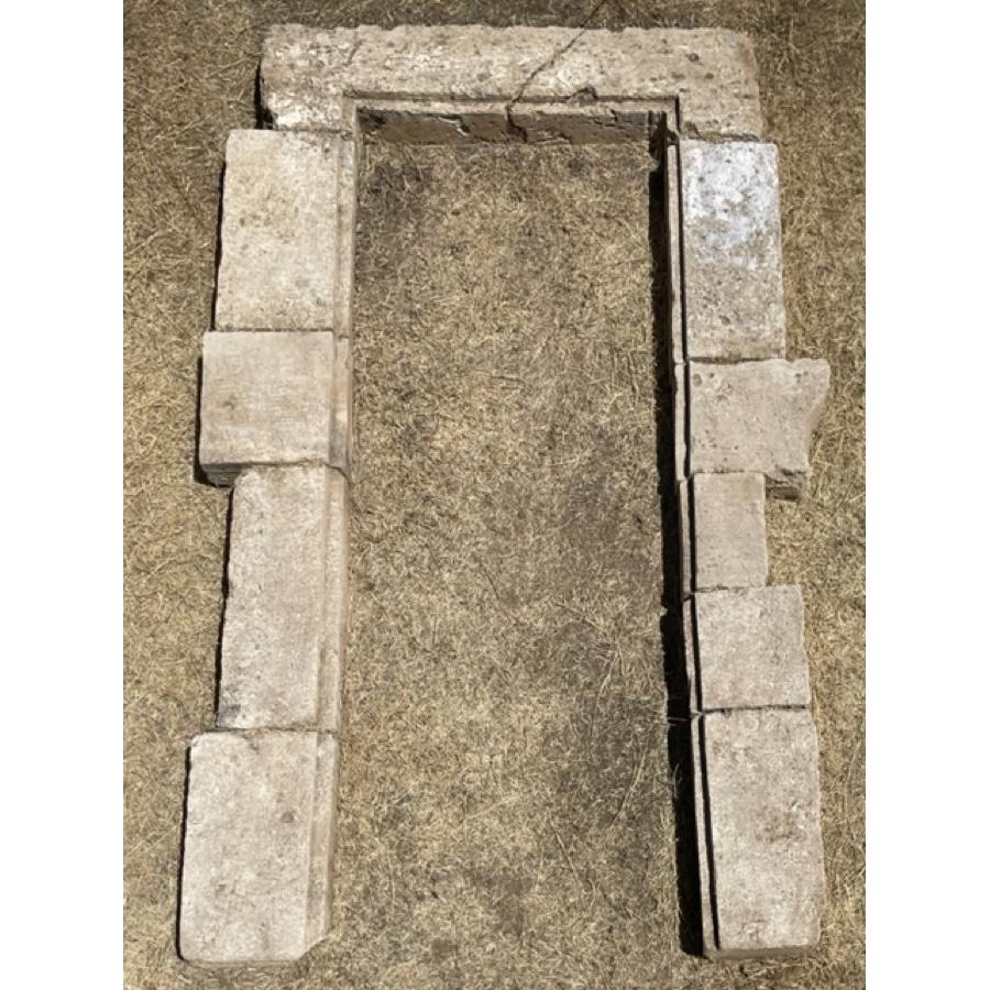 Carved Antique Limestone Door Surround For Sale