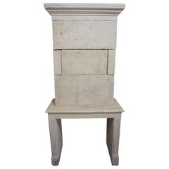 Used Limestone Fireplace, circa 1790