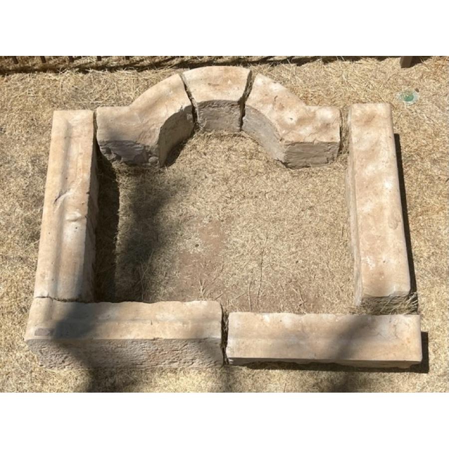 Carved Antique Limestone Fountain For Sale