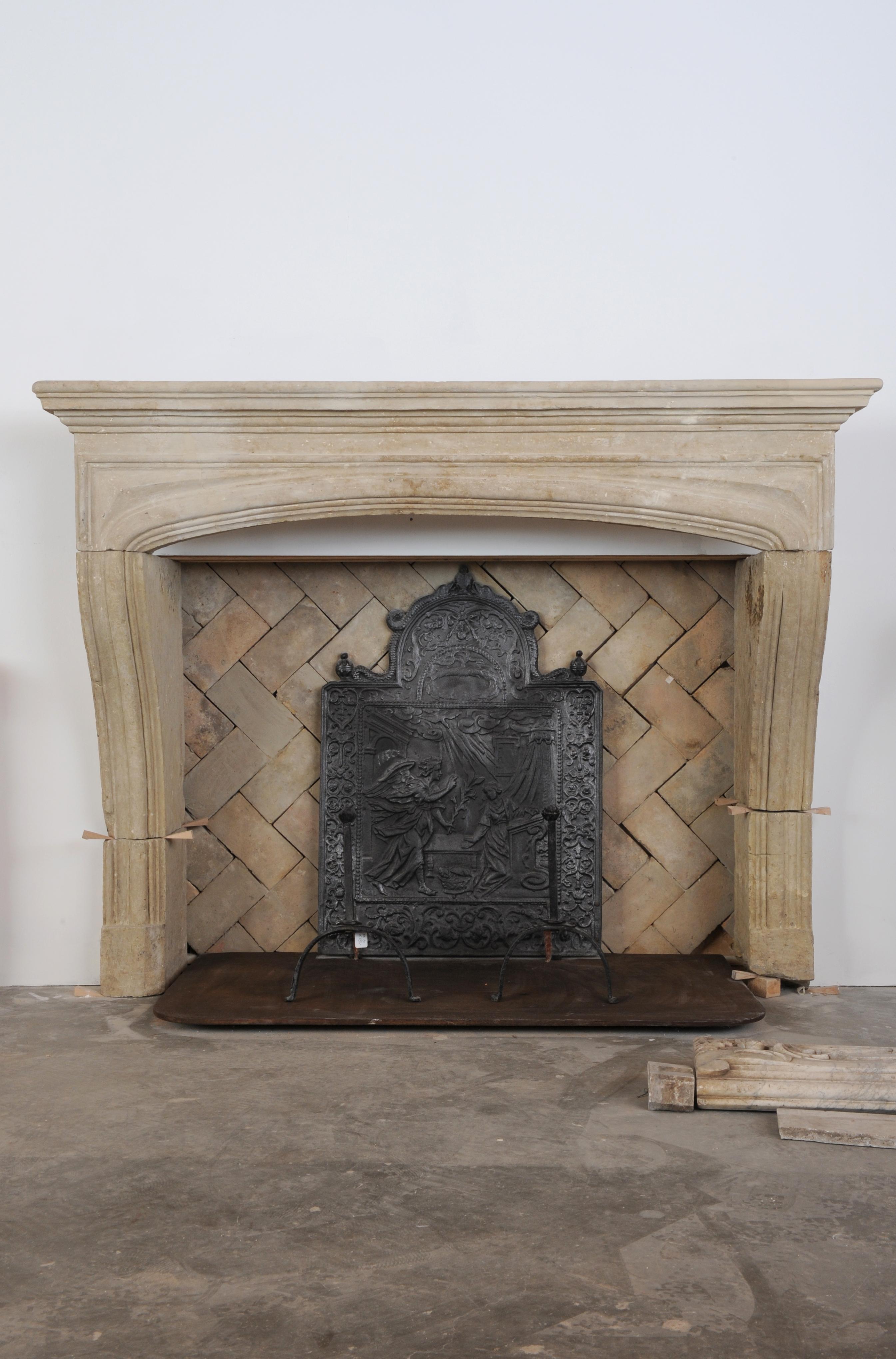 old fireplace mantel