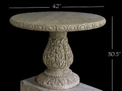 Antique Limestone Table - Old Stone Table