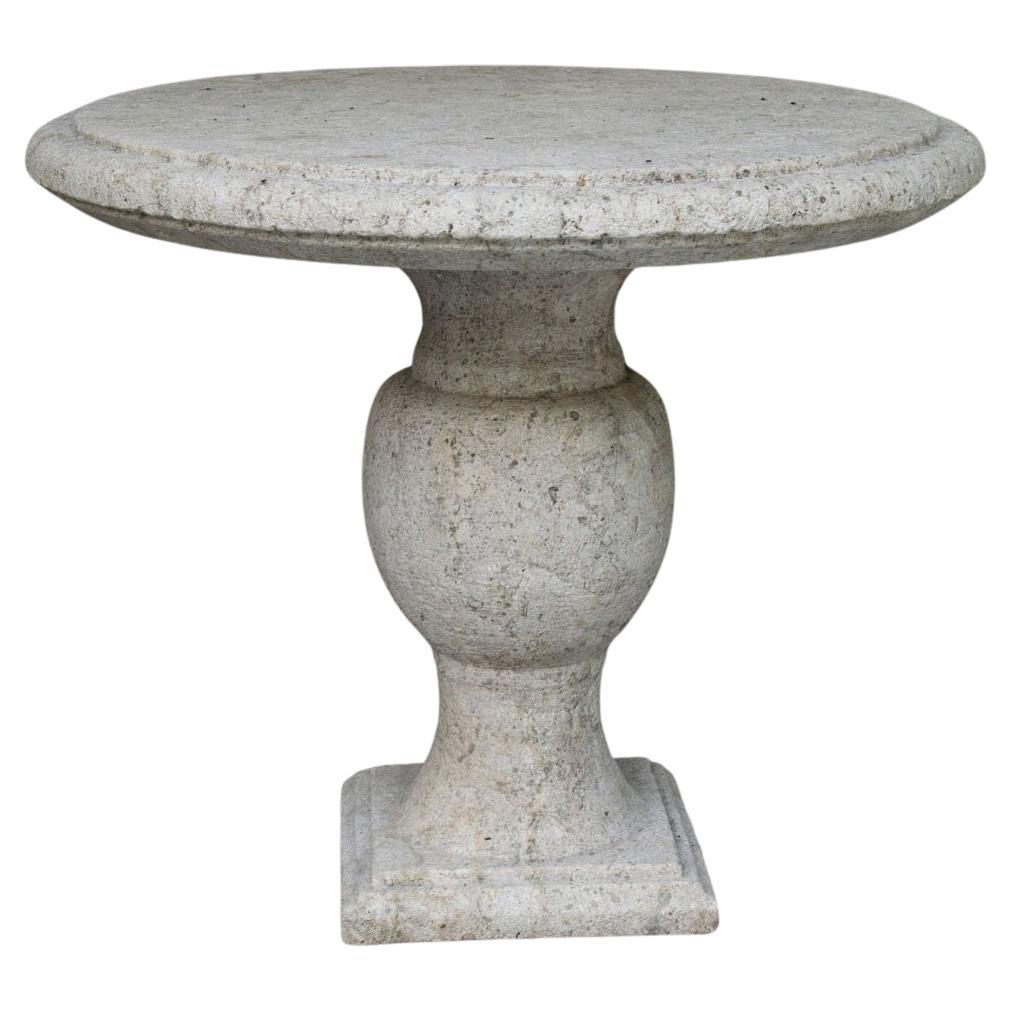 Table antique en pierre calcaire - Ancienne table en pierre