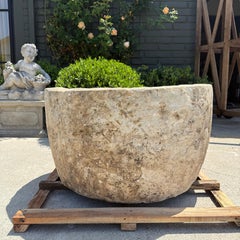 Comedero de piedra caliza antigua 51126A