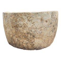 Comedero de piedra caliza antigua 51126A