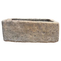 Antiker Trog aus Kalkstein 51126B