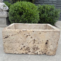 Antique Limestone Trough 51626A 28"W