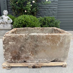 Antique Limestone Trough 51626B 35"W