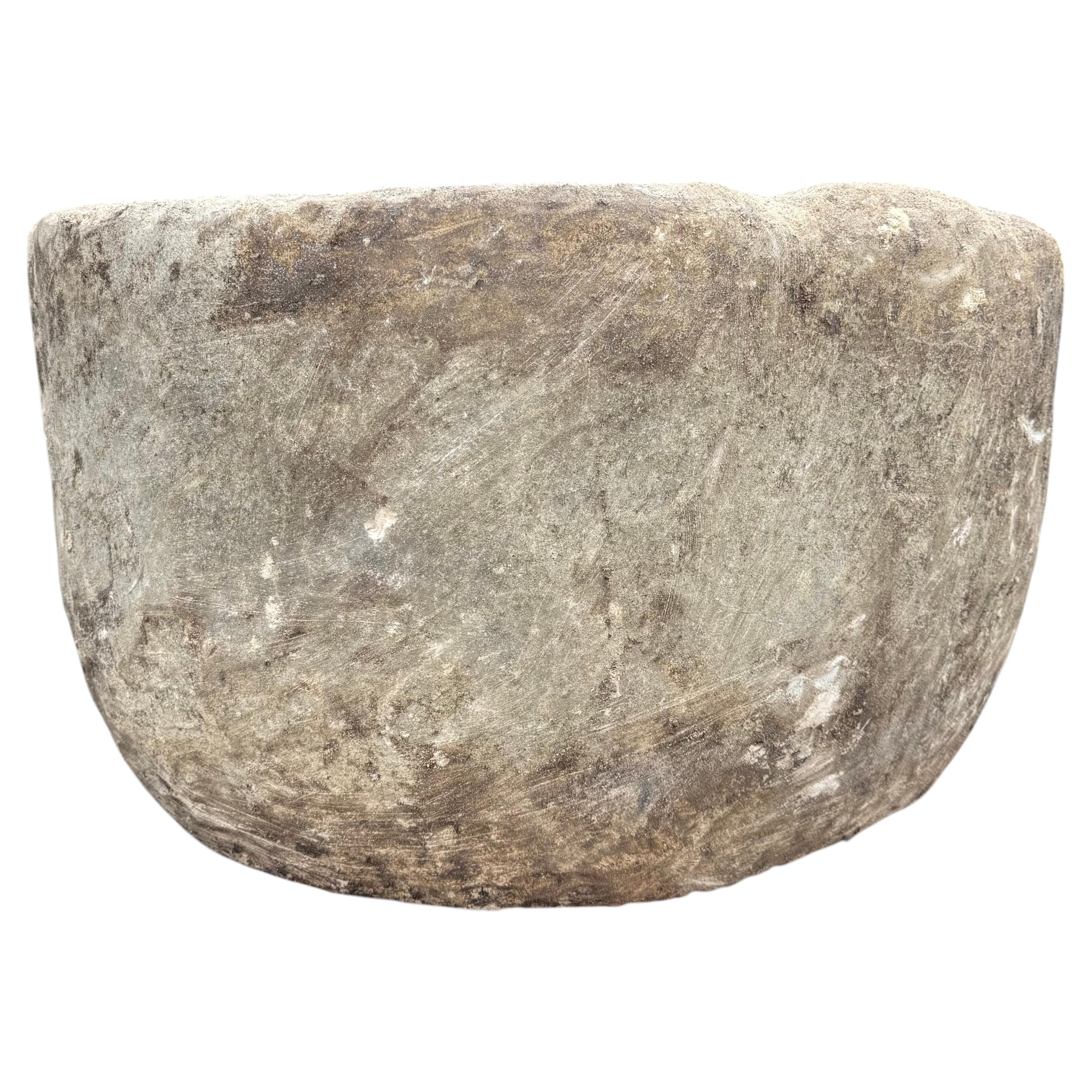 Antique Limestone Trough 51626C 31"D For Sale