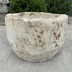 Antique Limestone Trough 51623D 23" Dia