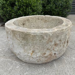 Antique Limestone Trough 51626E 24" Dia