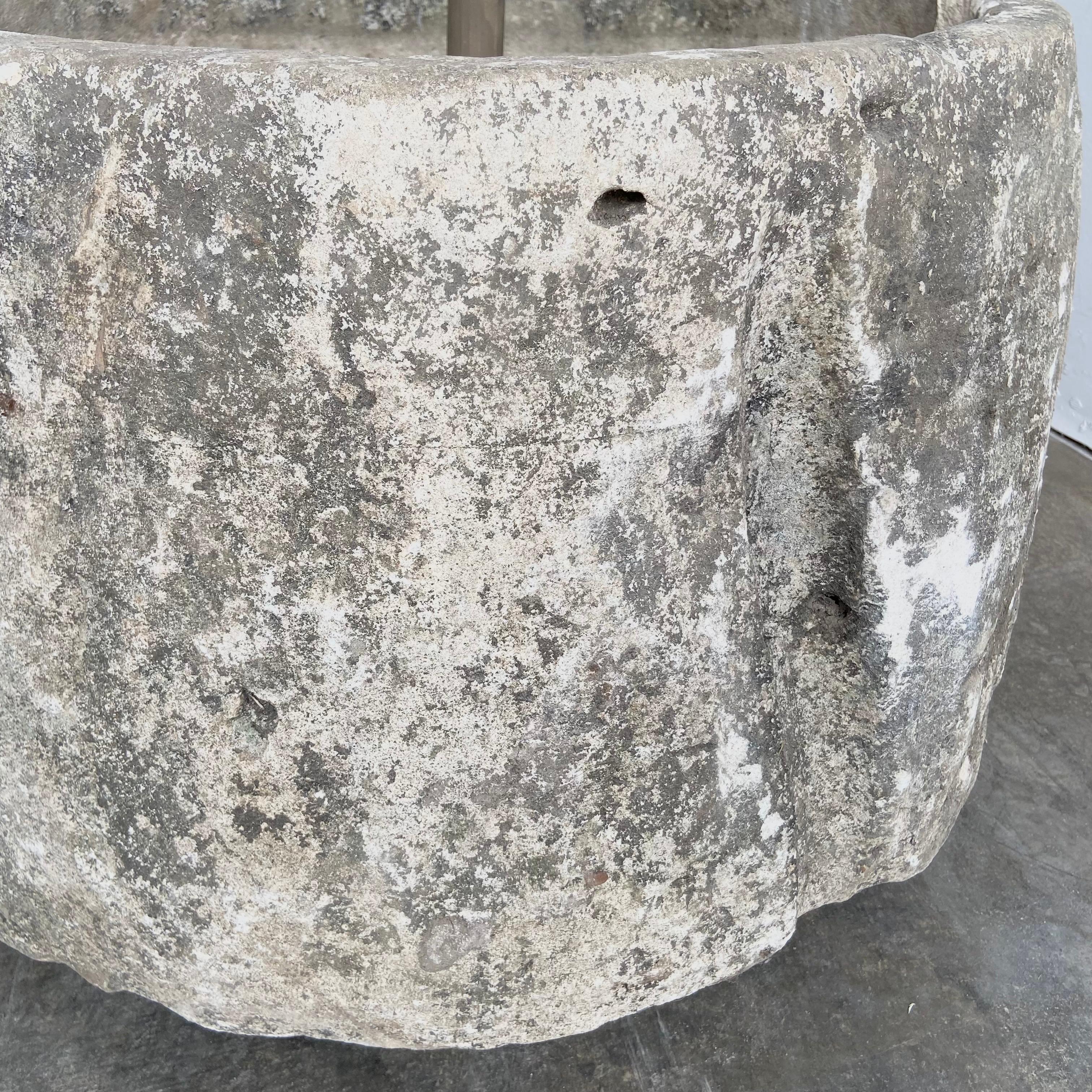 Antique Limestone Trough Planter or Fountain 2