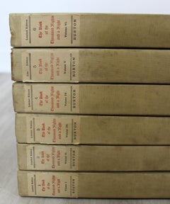 Antique Limited Edition 380/1000 Series Burton Books of 1000 Nights & a Night