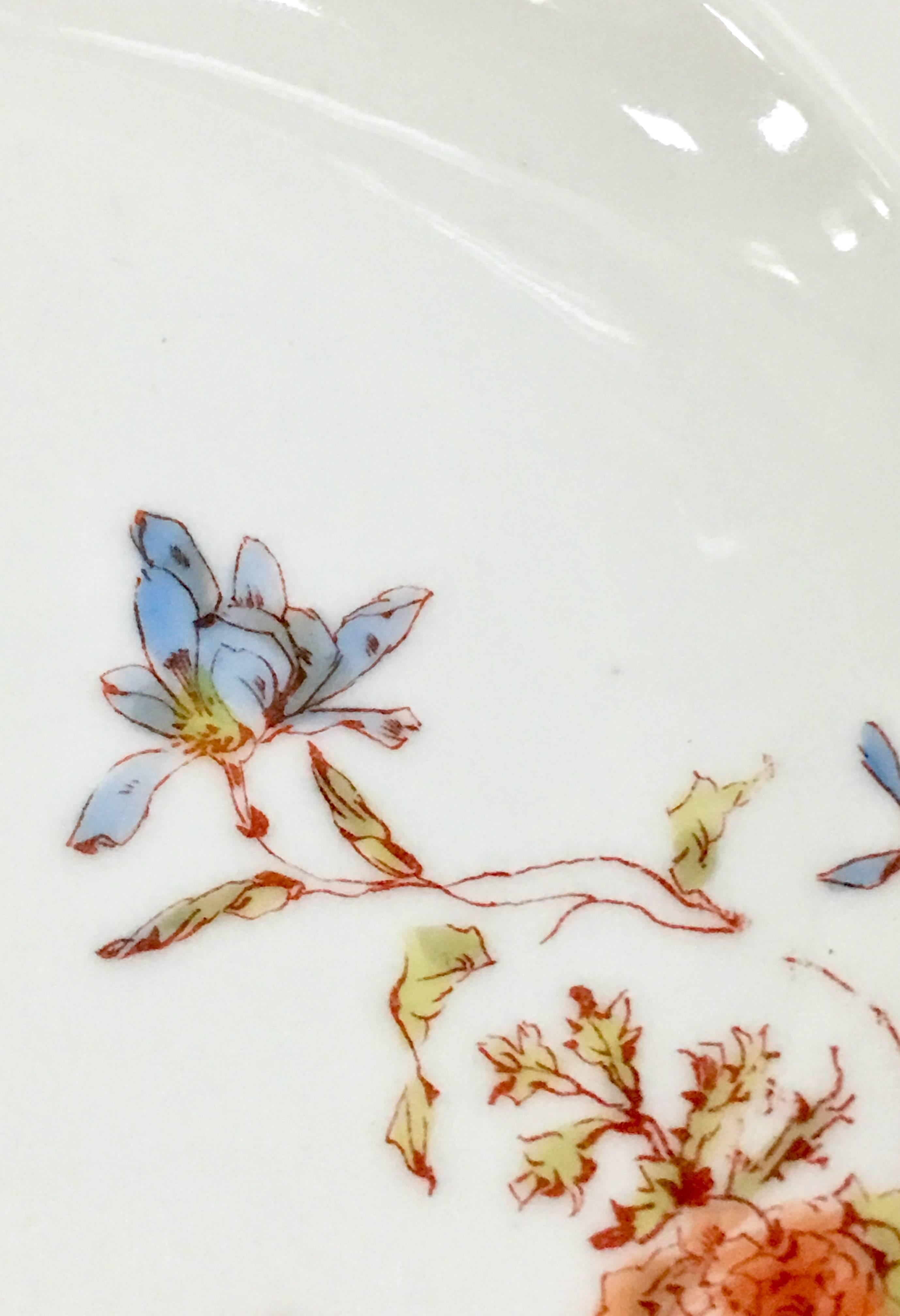 Antique Limoge France Porcelain Rim Soup Bowls by, Oscar Gutherz S/10 1