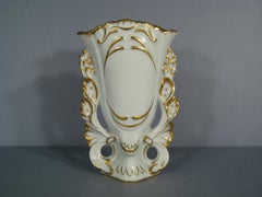 Antique Limoges Porcelain Church or Bridal Vase by Singer - 1Y174