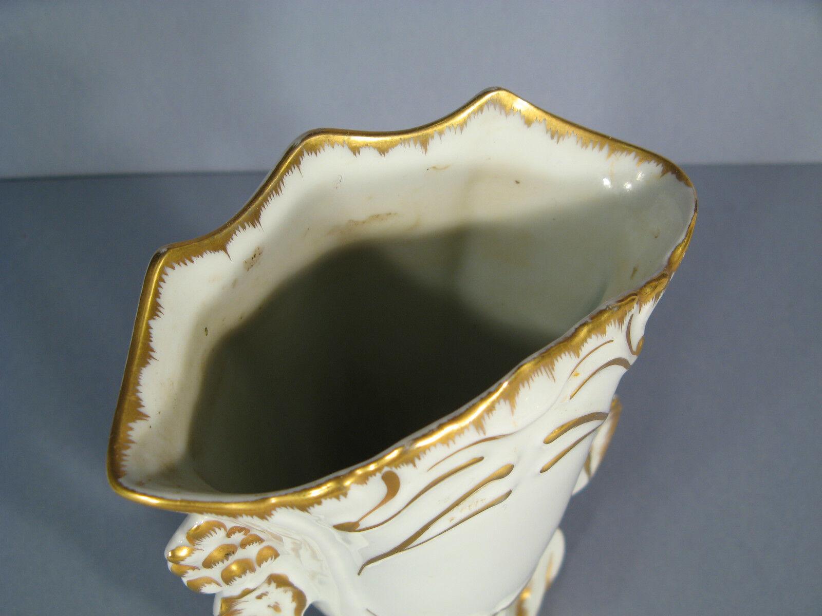 Antique Limoges Porcelain Church or Bridal Vase by Singer - 1Y174 3
