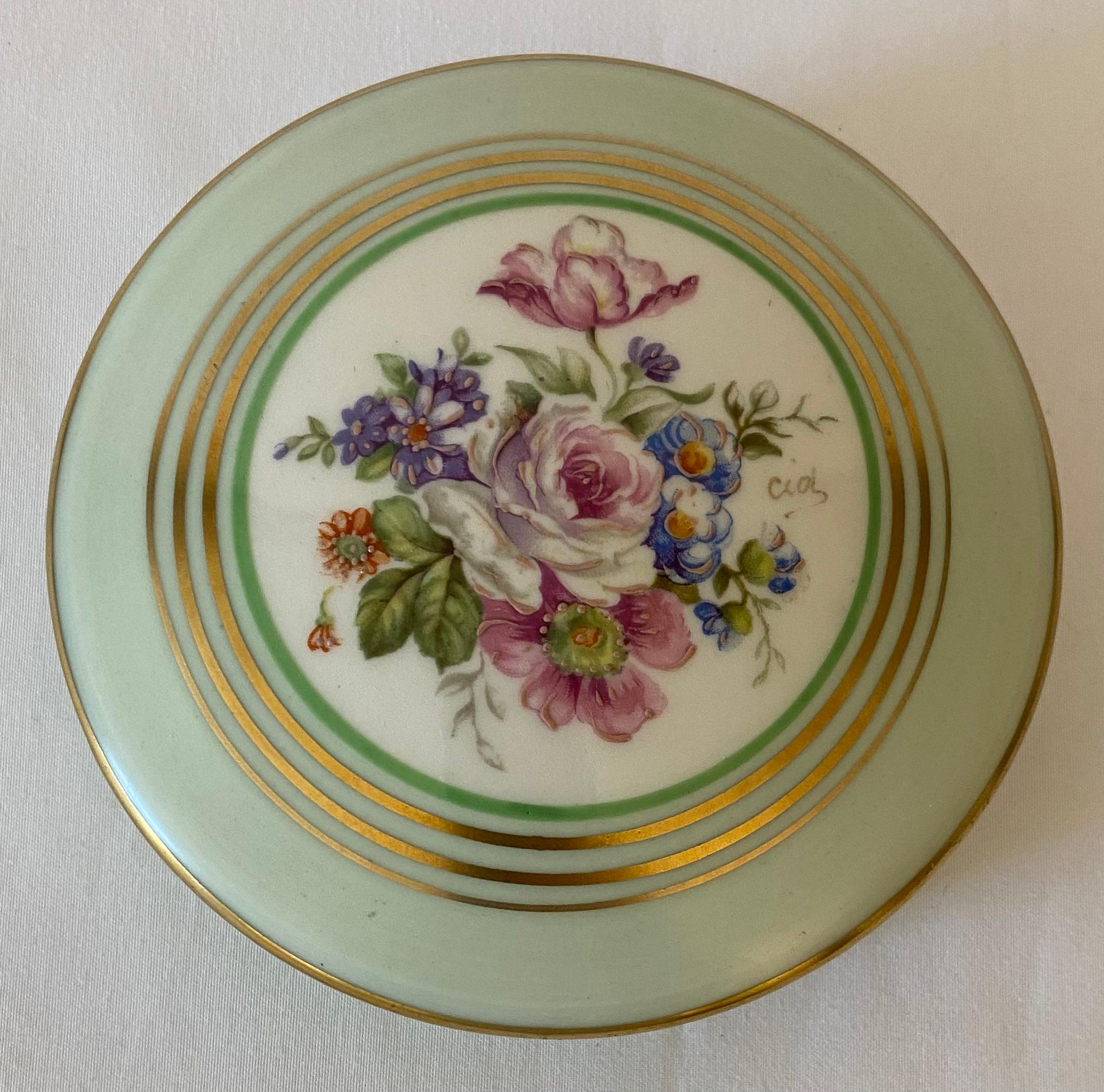 limoges france candy dish