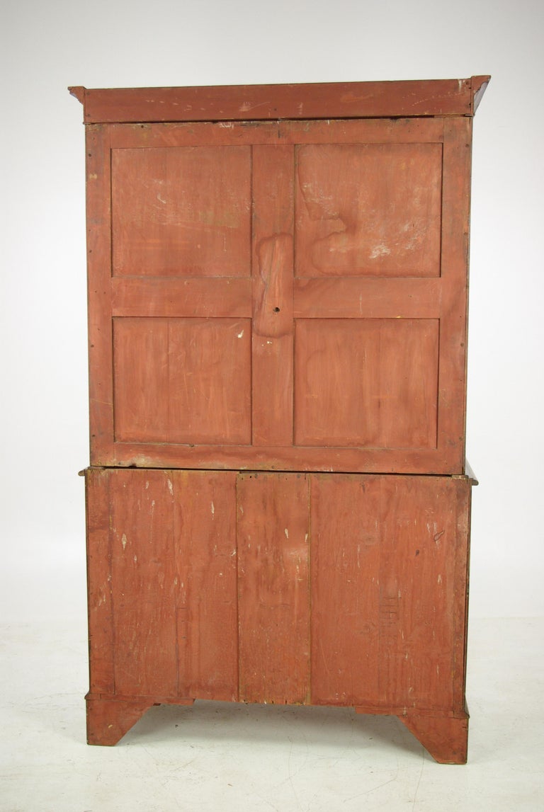 Antique Linen Press, Antique Armoire, Walnut, Victorian Linen Press