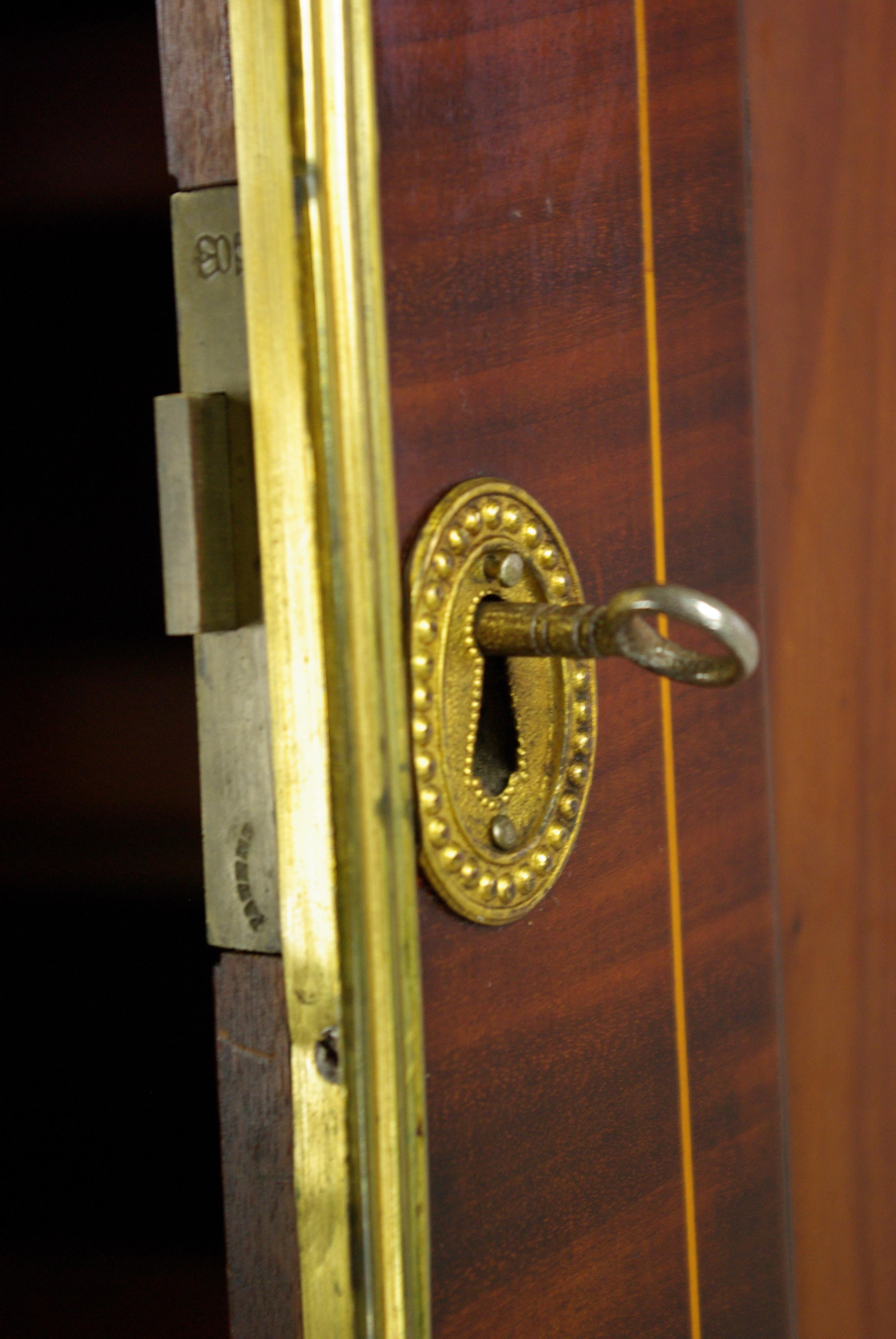 Hand-Crafted Antique Linen Press, Antique Armoire, Walnut, Victorian Linen Press, 1870