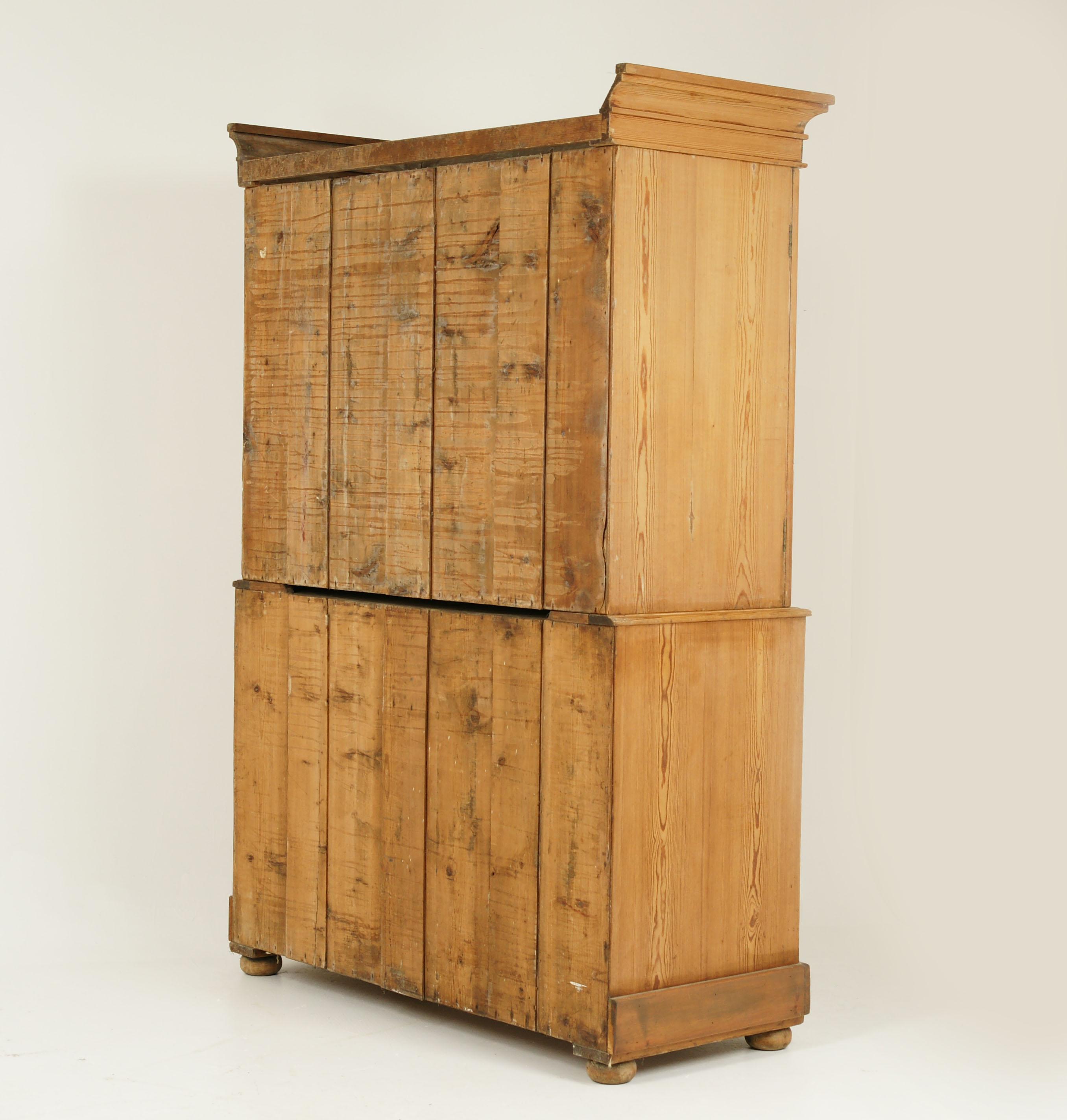 Fin du XIXe siècle Presse à linge ancienne:: commode ancienne:: victorien:: Écosse:: 1870