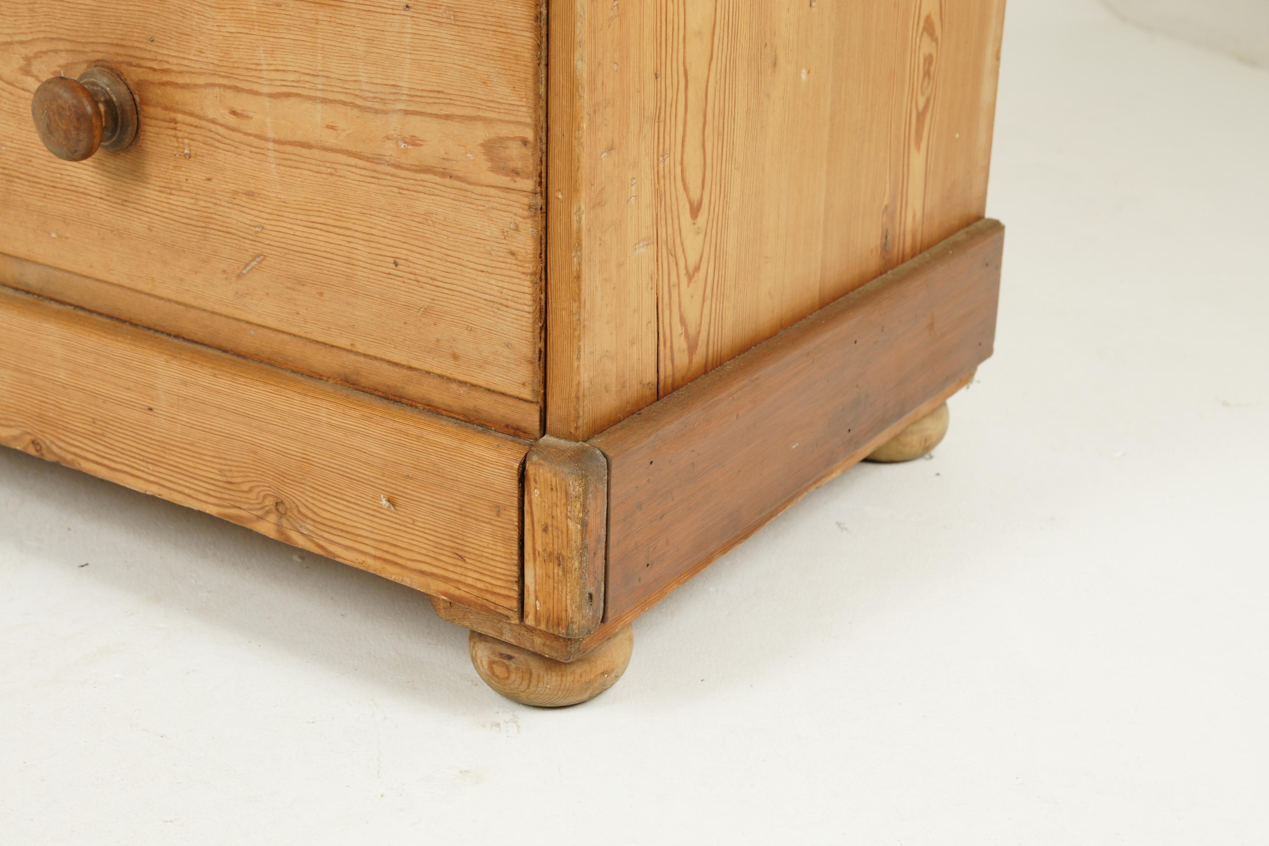 Presse à linge ancienne:: commode ancienne:: victorien:: Écosse:: 1870 2