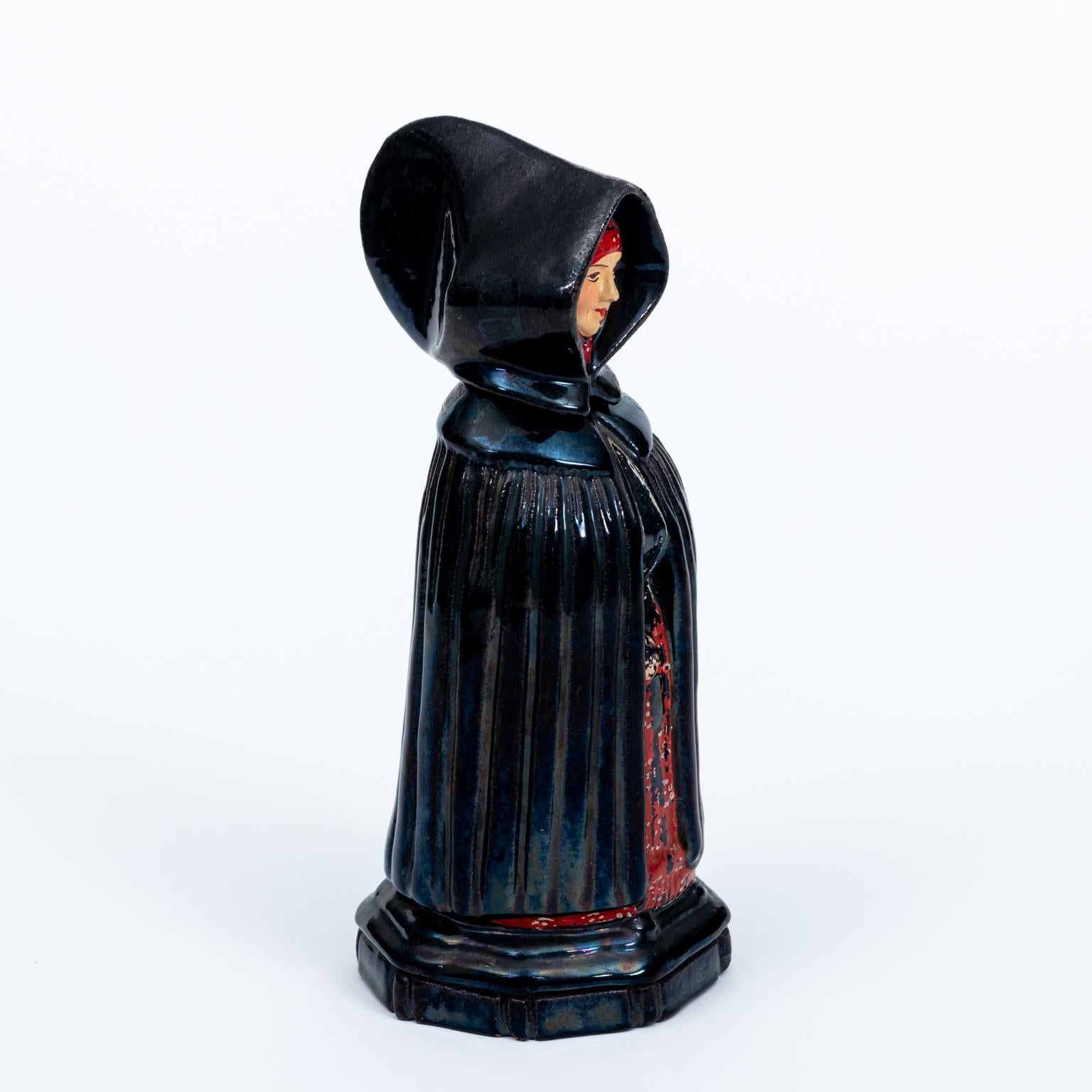 Painted Antique Liquor Bottle