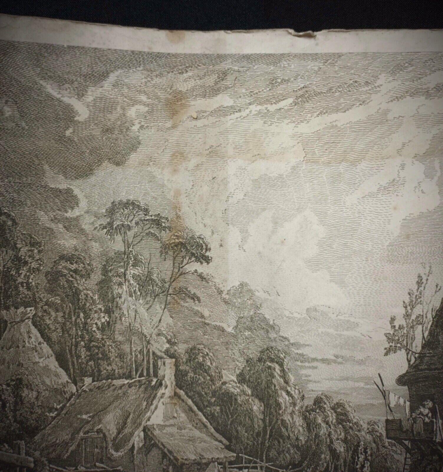 Français Lithographie ancienne de François Boucher 