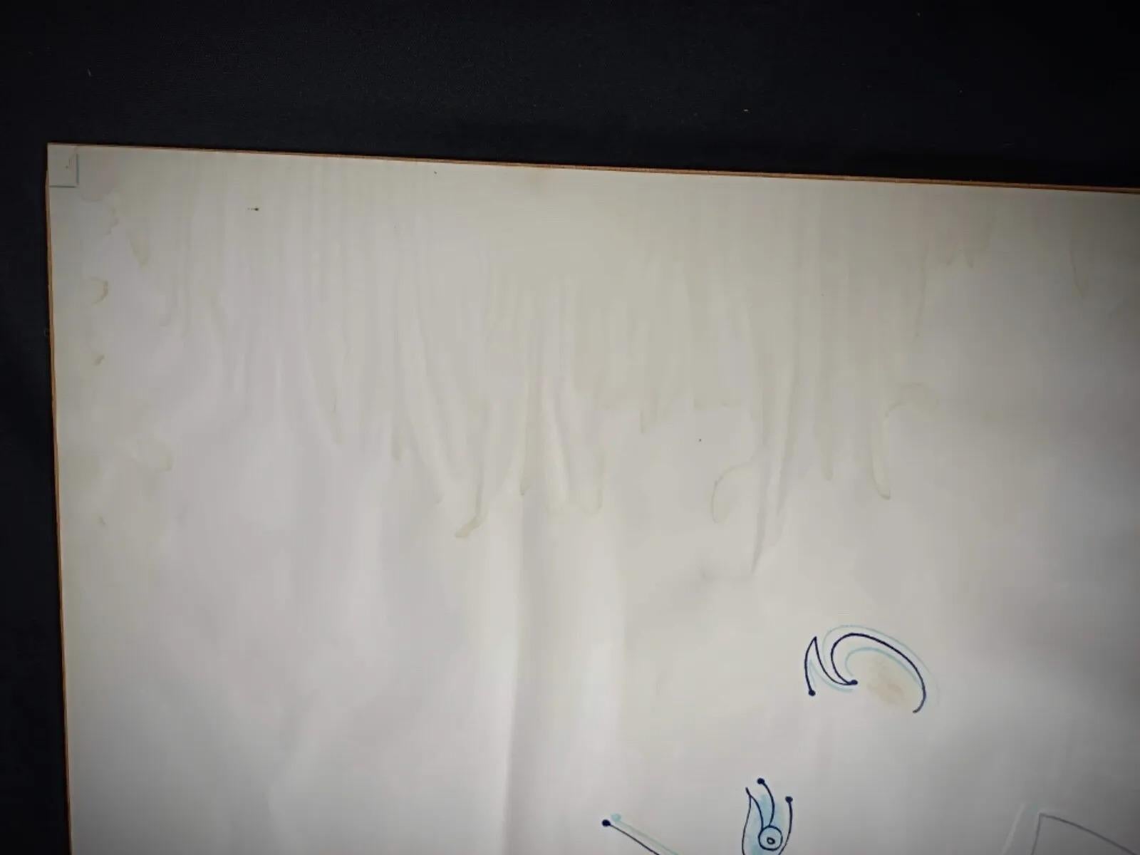 Empire Lithographie ancienne d'un dessin signée par Jean Cocteau - 2Y236 en vente