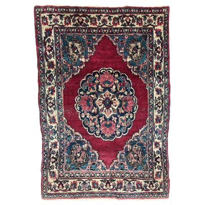 Antique Persian Dorokhsh Rug For Sale at 1stDibs