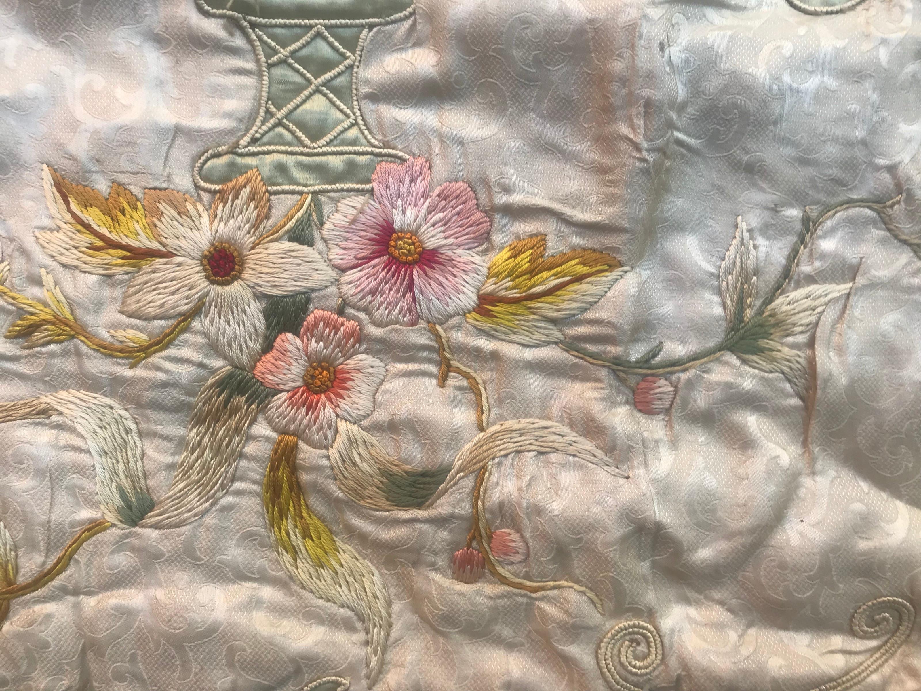 antique french embroidery
