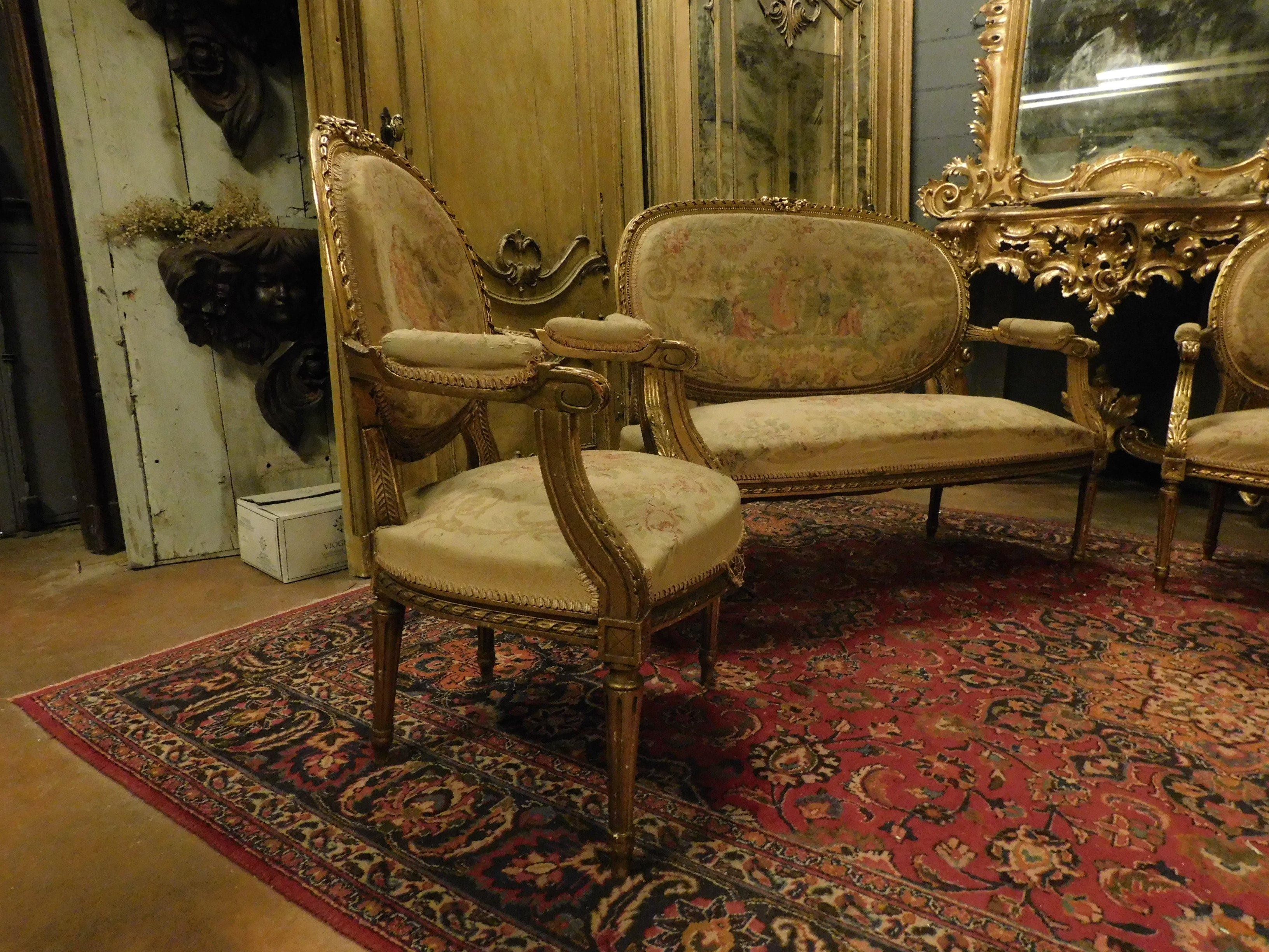 ornate living room