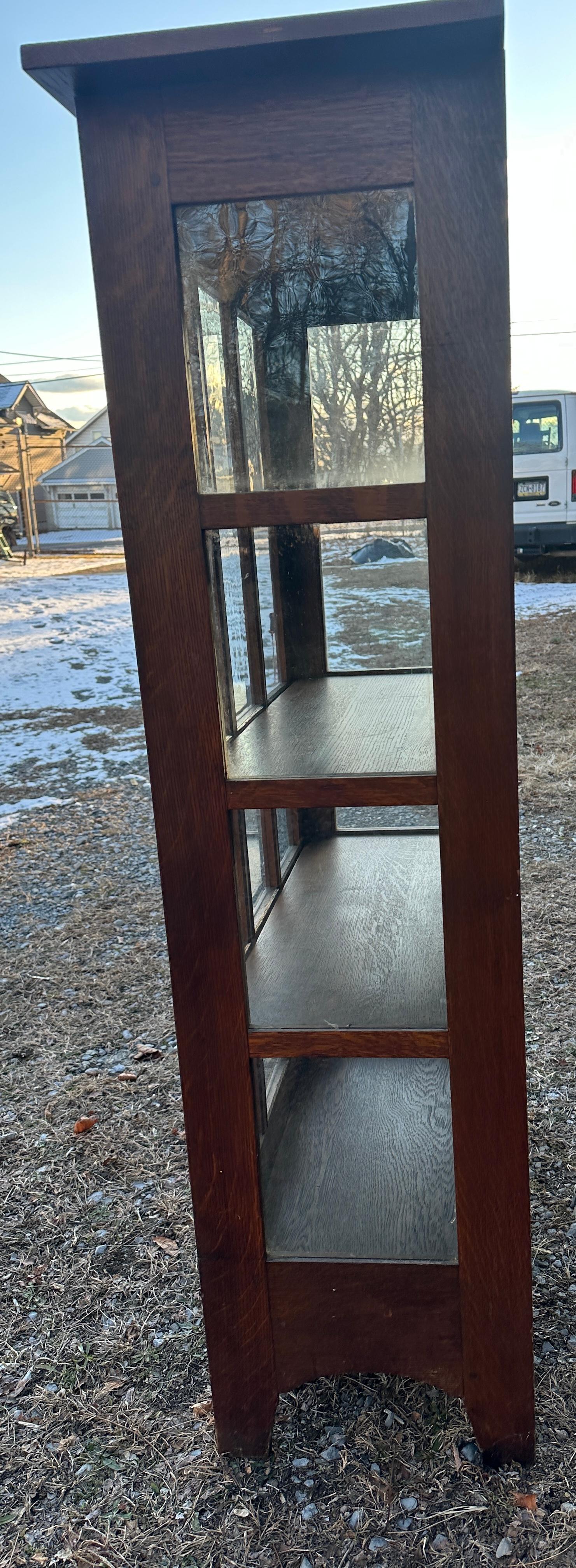 Antique L&JG Stickley 1-Door China Cabinet - SIGNED! - W8088   SALE      SALE 4