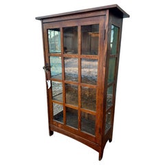 Antique L&JG Stickley 1-Door China Cabinet - SIGNED! - W8088   SALE      SALE