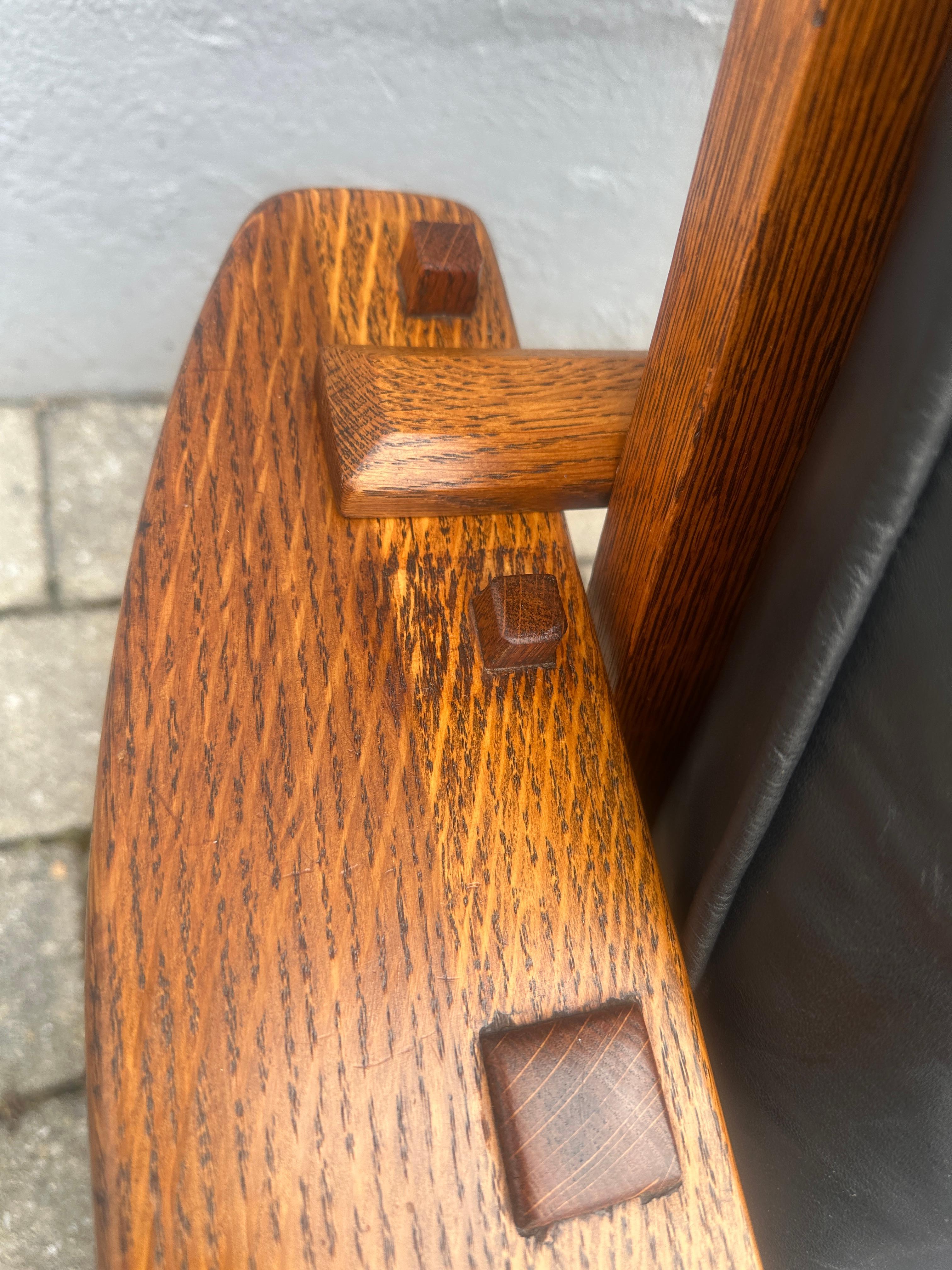 L&JG Stickley Arm Morris Rocker    20%   VENTE    VENTE    W7936 en vente 10