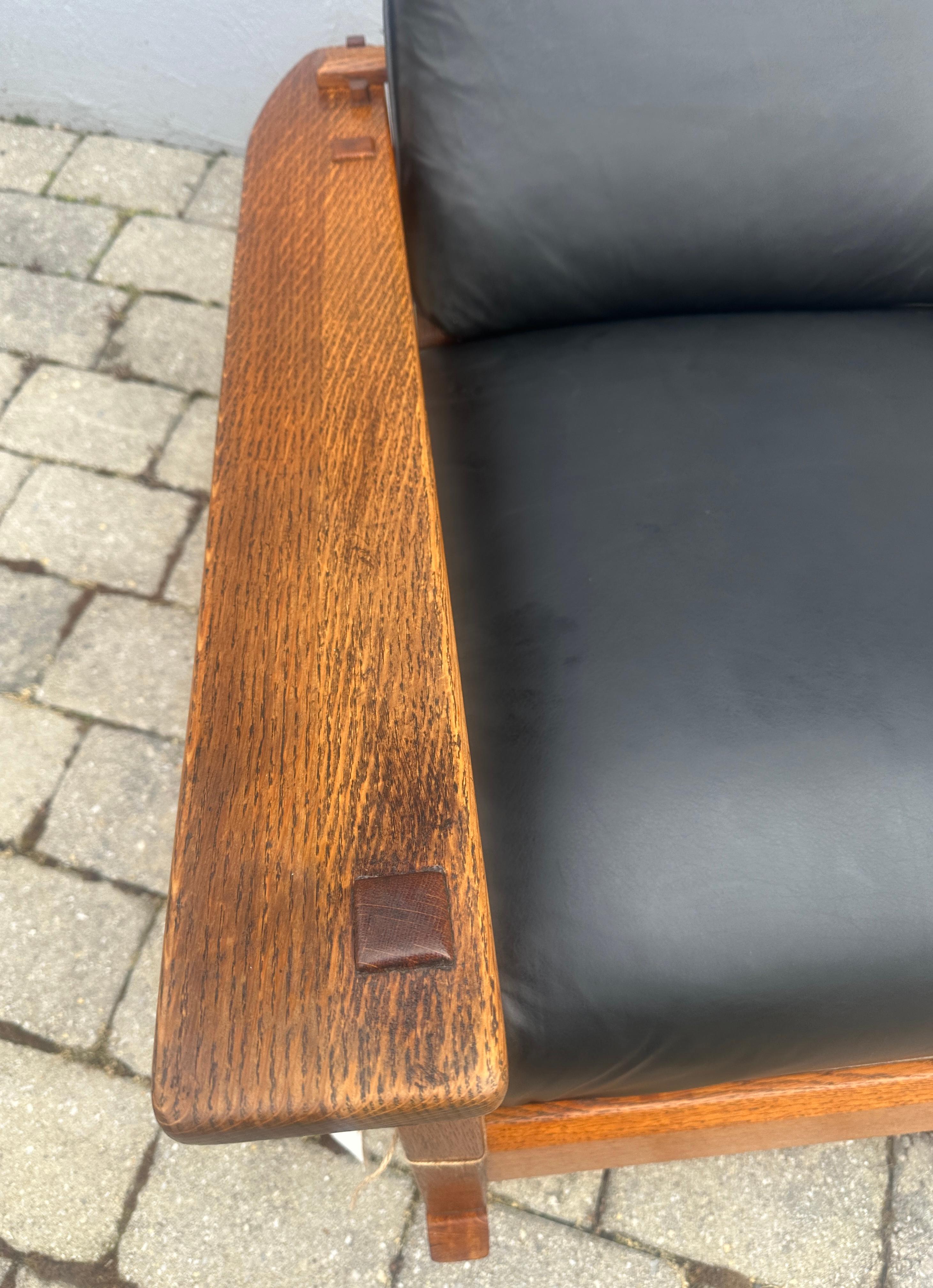 L&JG Stickley Arm Morris Rocker    20%   VENTE    VENTE    W7936 en vente 12