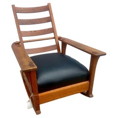 L&JG Stickley Arm Morris Rocker    20%   VENTE    VENTE    W7936
