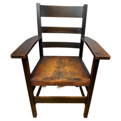 Antique L&JG Stickley armchair W7844