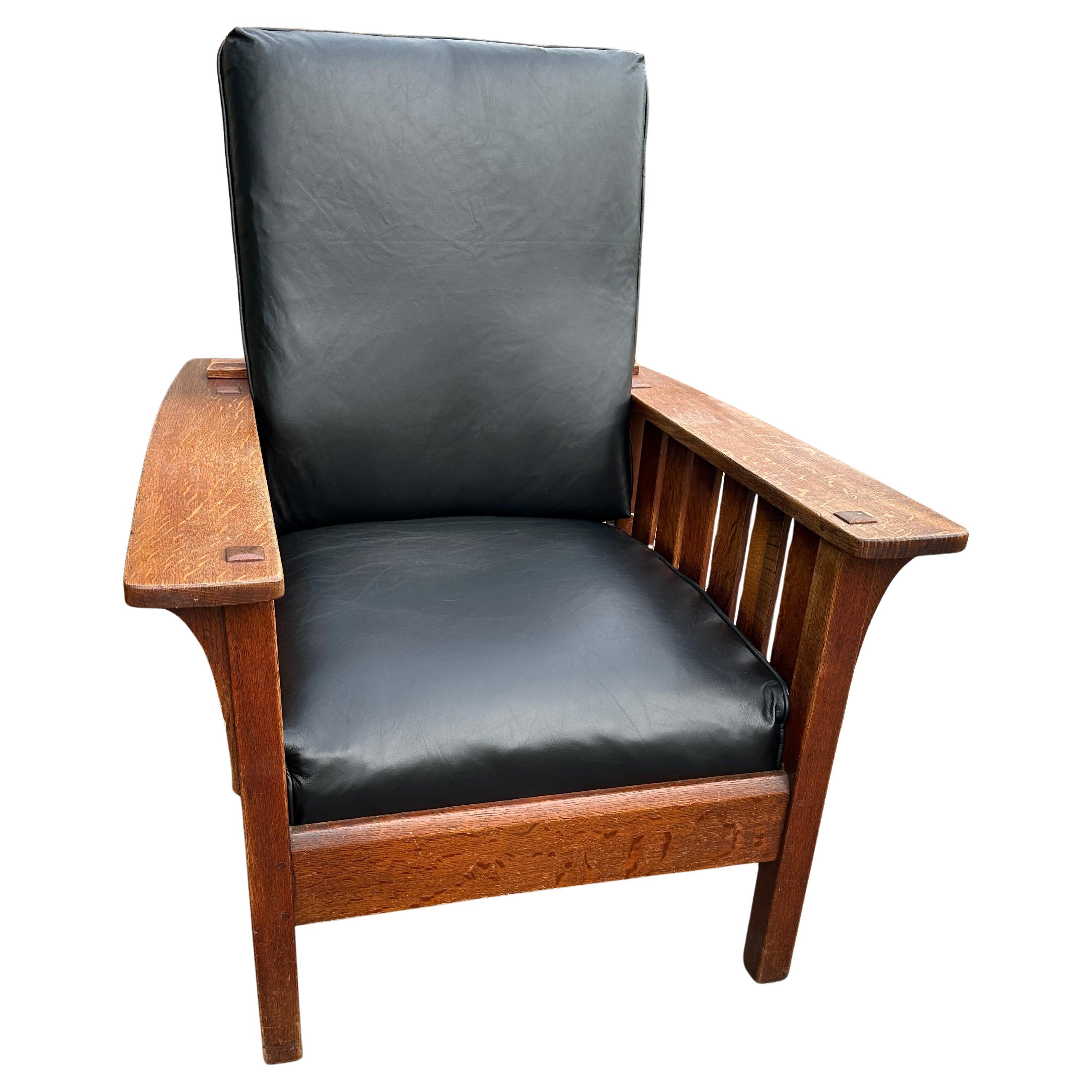 Silla antigua L&JG STICKLEY Morris - W5805