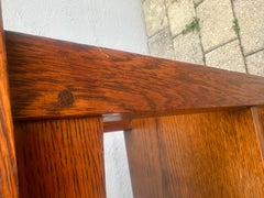 Antique signed L&JG Stickley Oak Serving Table, Early 20th Century _W8441