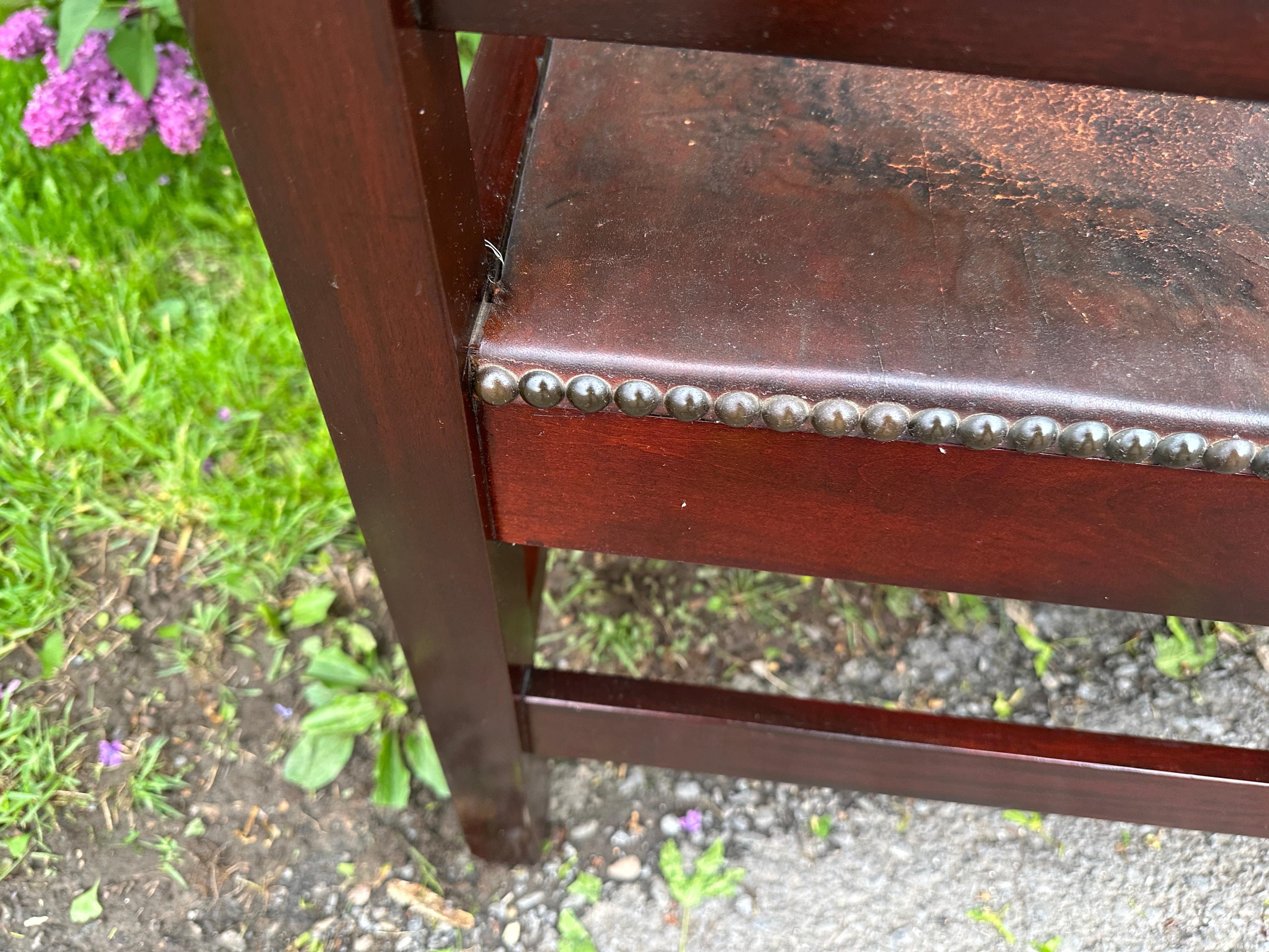 Antique L&JG Stickley Settee - W7252  WE RUNNING A SPECIAL SALE. 4