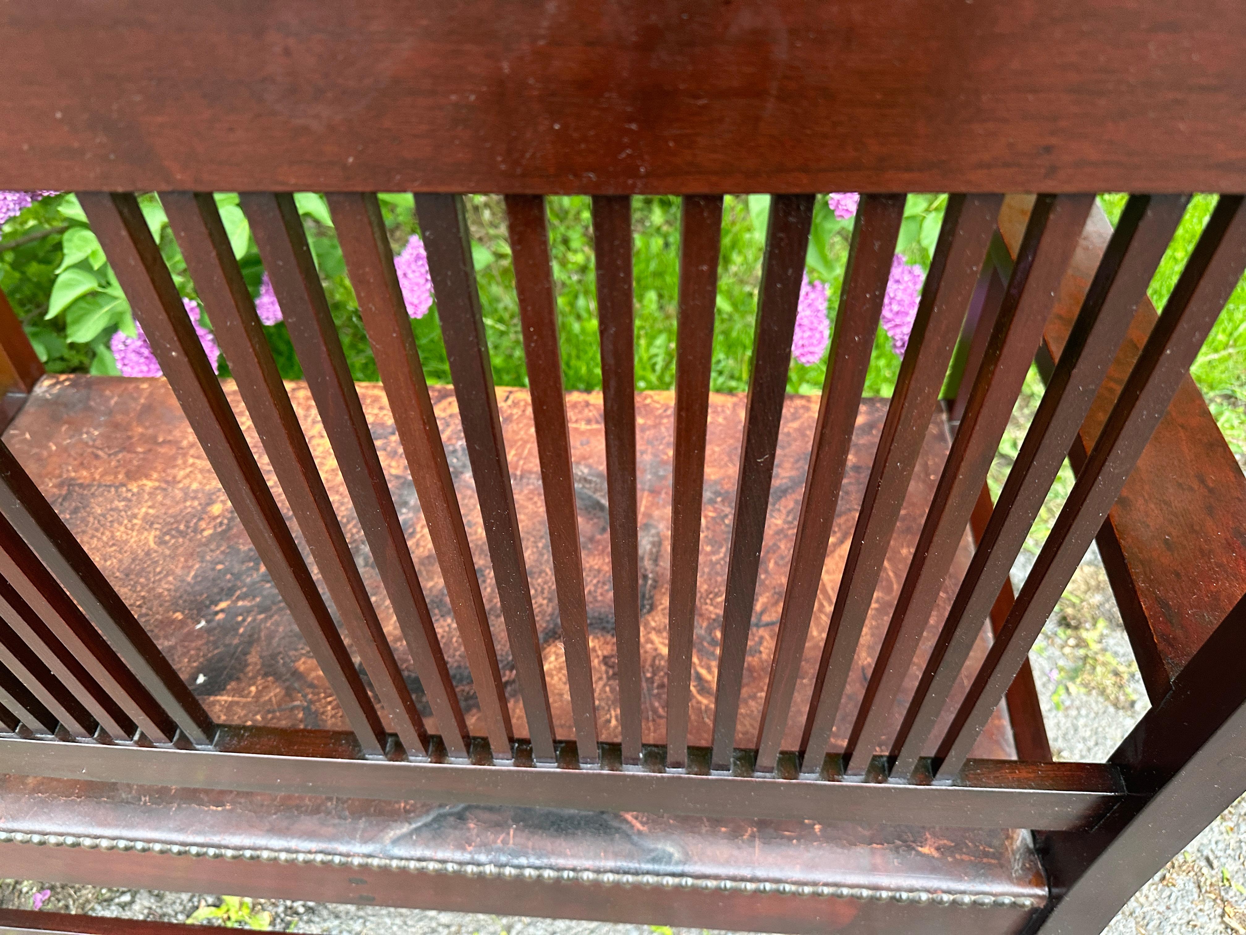 Antique L&JG Stickley Settee - W7252  WE RUNNING A SPECIAL SALE. 6