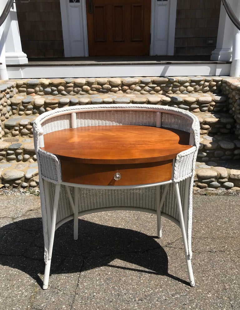 Antique Lloyd Loom Desk and Chair at 1stDibs lloyd loom table and chairs, lloyd loom furniture