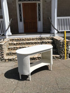 Antique Lloyd Loom Sofa Table