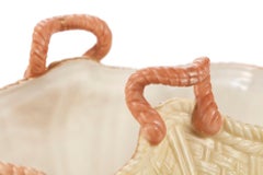 Antique Locke & Co Blush Ivory Basket