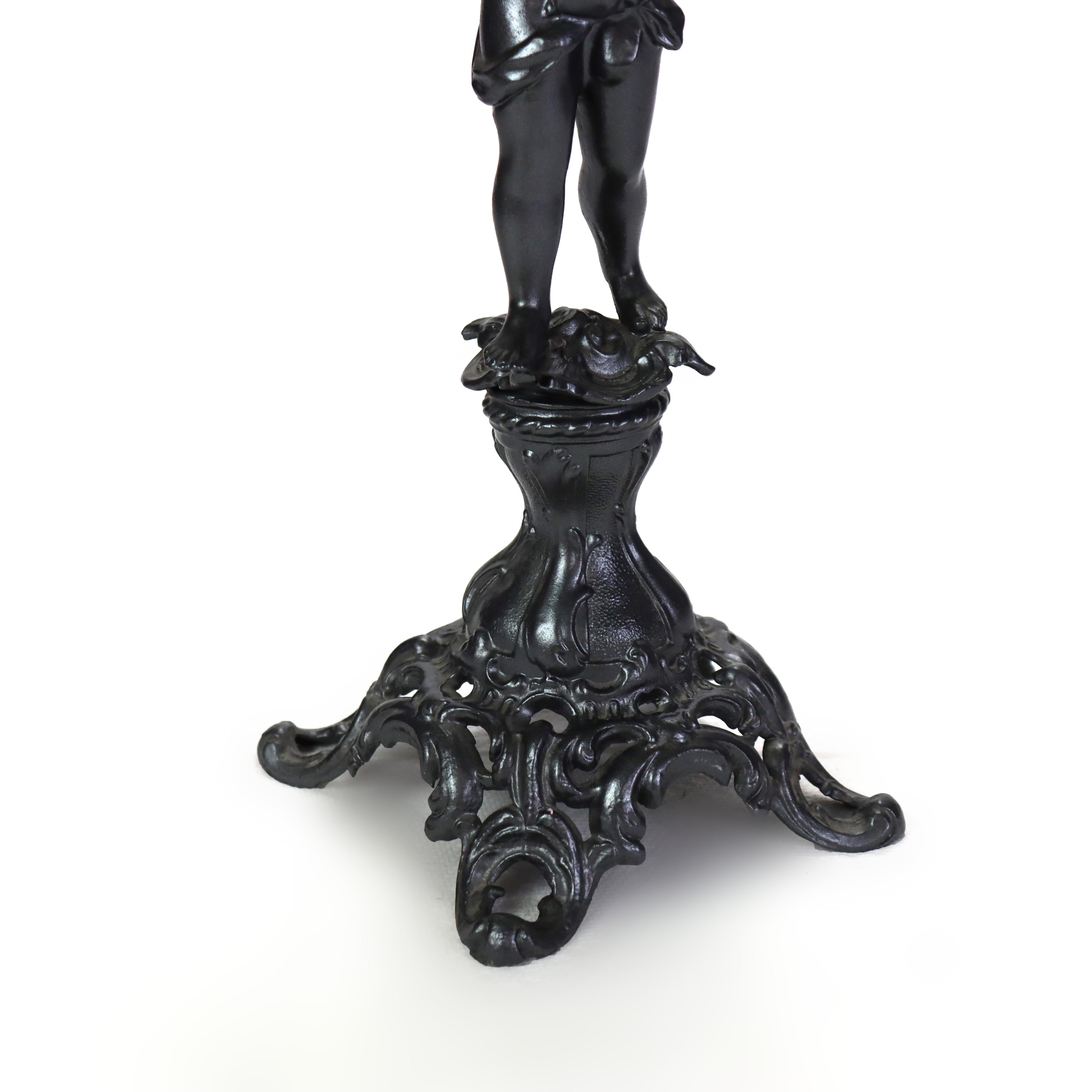 Metallo Antica composta Loetz Art Nouveau con ciotola in vetro verde iridescente c1890 in vendita